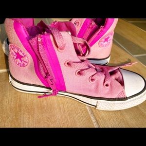 Kids converse pink size 13
